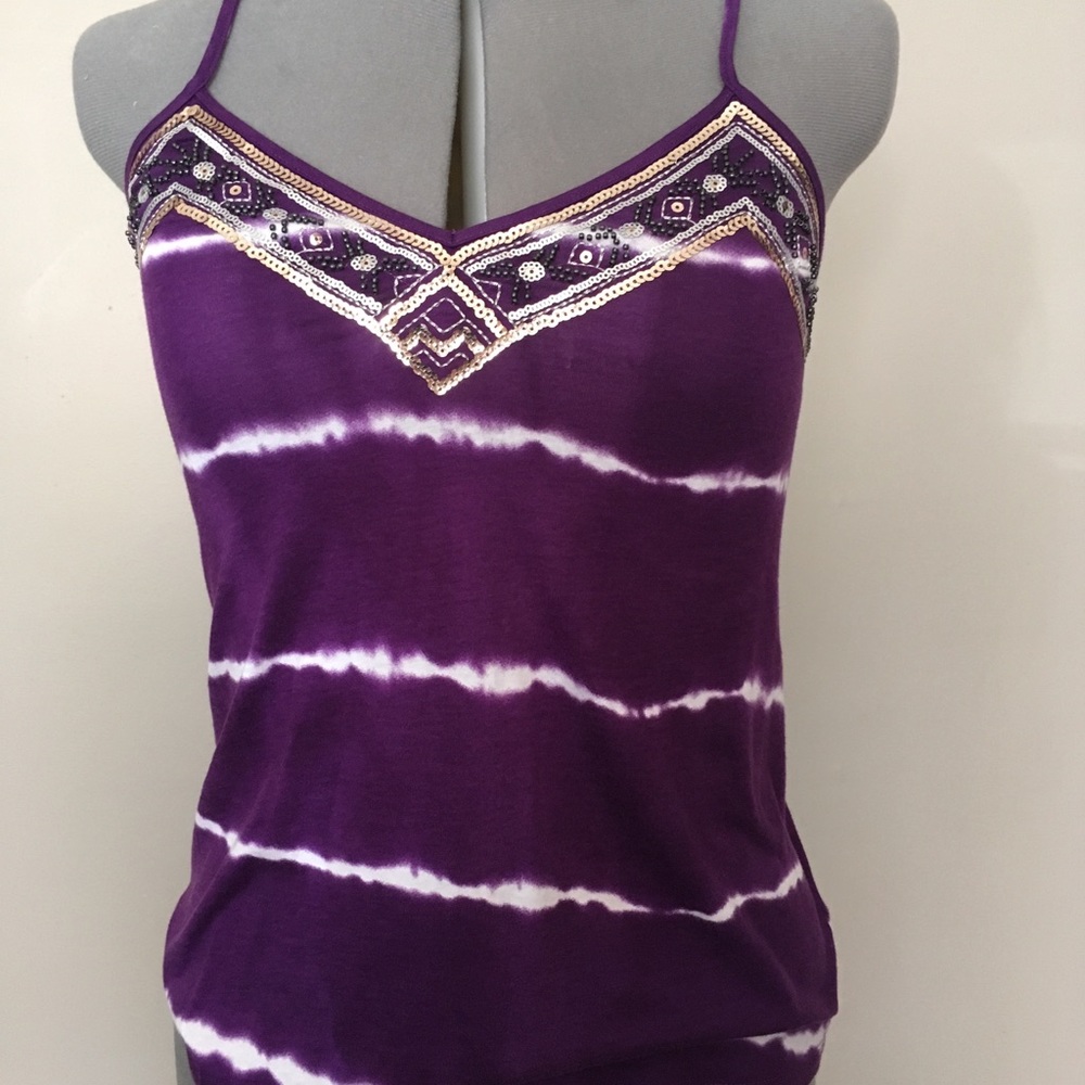 Express jeweled cami top
